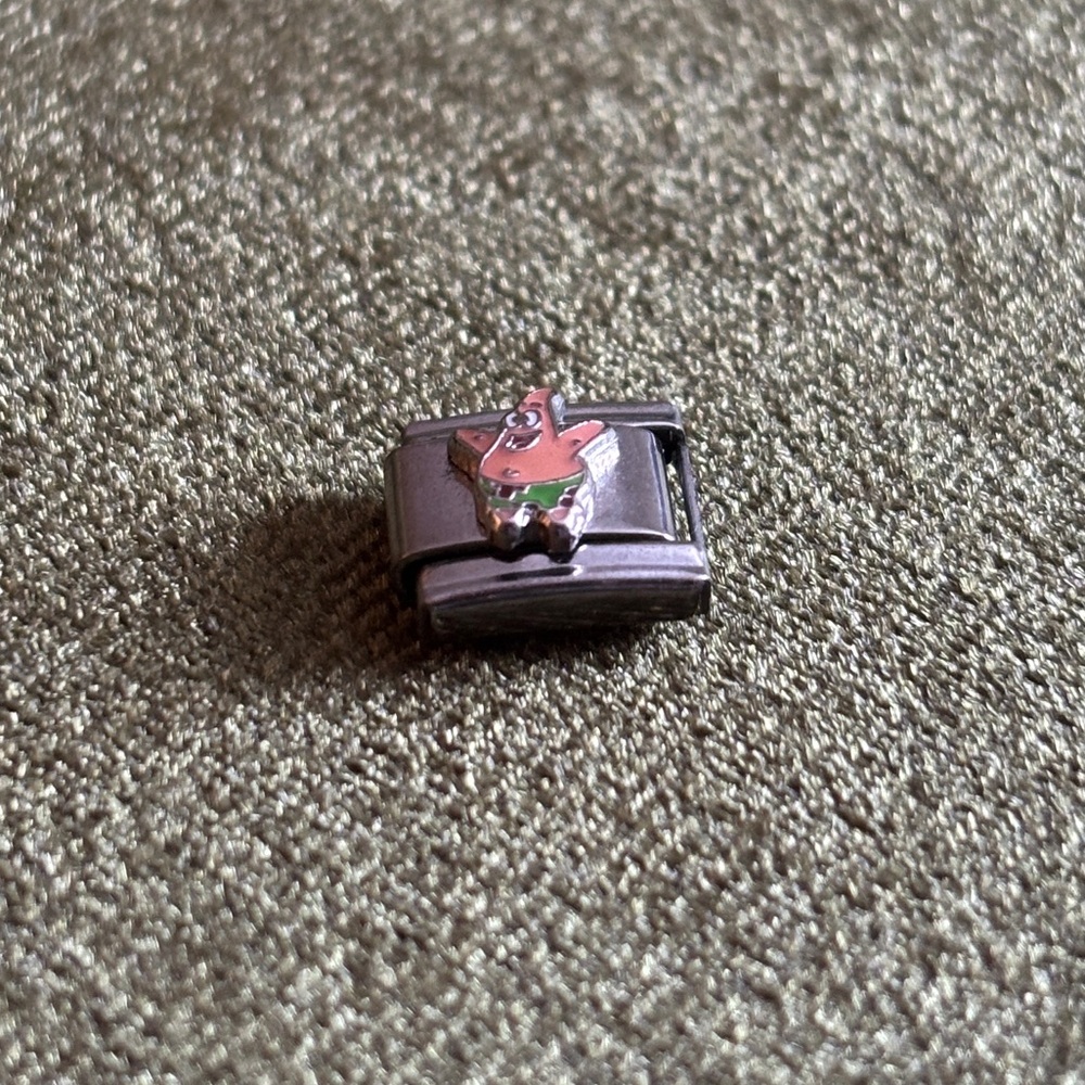 🪸Vintage Patrick Star/SpongeBob SquarePants Italian bracelet single charm (2003)